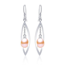 Load image into Gallery viewer, Long Pearl Earring