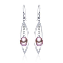 Load image into Gallery viewer, Long Pearl Earring