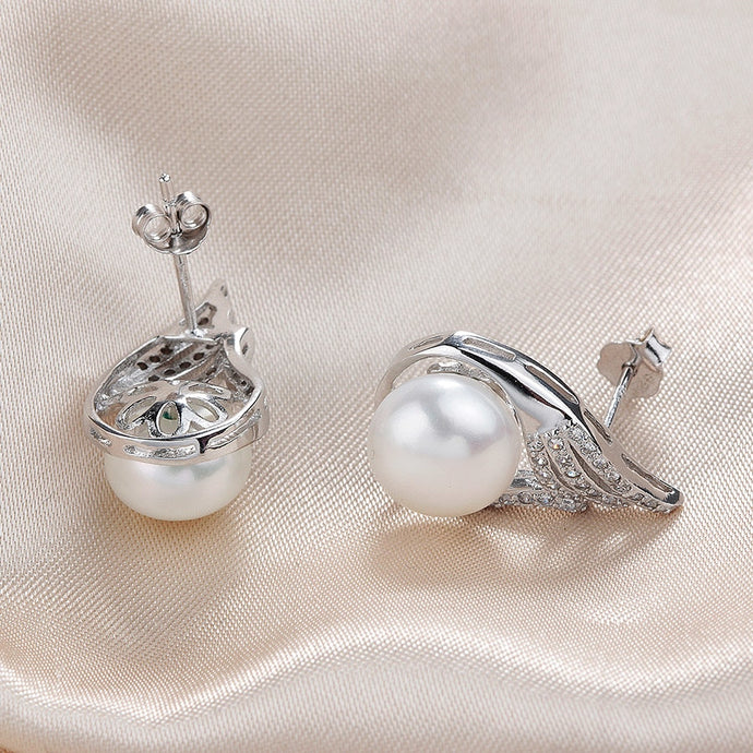 Wing Pearl Earrings