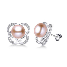 Load image into Gallery viewer, Heart Pearl Earring