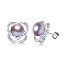 Load image into Gallery viewer, Heart Pearl Earring